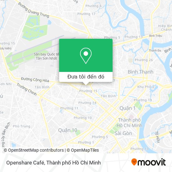 Bản đồ Openshare Café