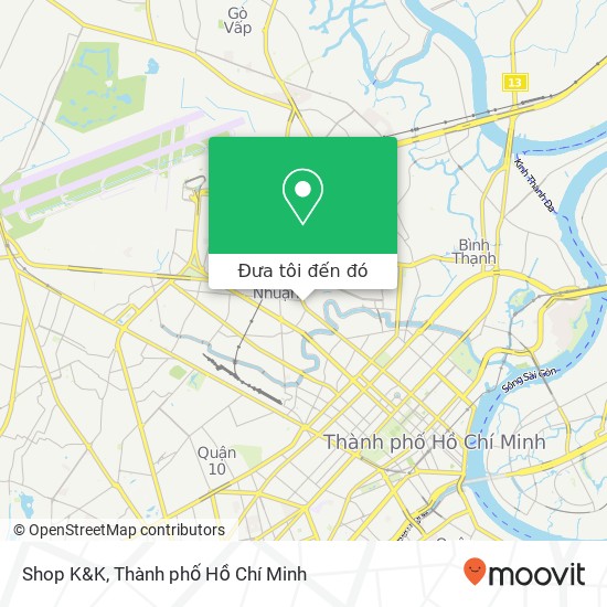 Bản đồ Shop K&K, ĐƯỜNG Phan Đình Phùng Quận Phú Nhuận, Thành Phố Hồ Chí Minh