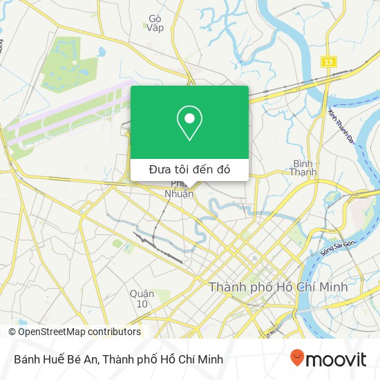 Bản đồ Bánh Huế Bé An, 8 ĐƯỜNG Hoàng Văn Thụ Quận Phú Nhuận, Thành Phố Hồ Chí Minh