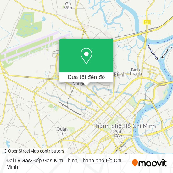 Bản đồ Đại Lý Gas-Bếp Gas Kim Thịnh