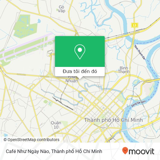 Bản đồ Café Như Ngày Nào, 26 ĐƯỜNG Đoàn Thị Điểm Quận Phú Nhuận, Thành Phố Hồ Chí Minh