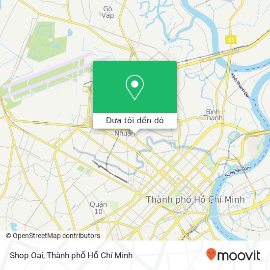 Bản đồ Shop Oai, ĐƯỜNG Phan Đình Phùng Quận Phú Nhuận, Thành Phố Hồ Chí Minh