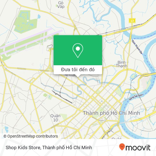 Bản đồ Shop Kids Store, ĐƯỜNG Phan Đình Phùng Quận Phú Nhuận, Thành Phố Hồ Chí Minh