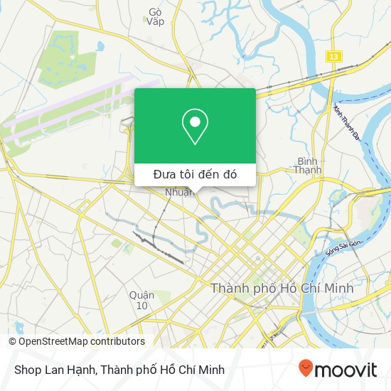 Bản đồ Shop Lan Hạnh, ĐƯỜNG Phan Đình Phùng Quận Phú Nhuận, Thành Phố Hồ Chí Minh