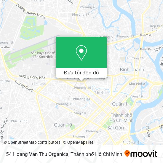 Bản đồ 54 Hoang Van Thu Organica