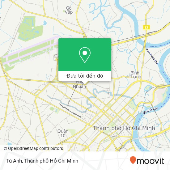 Bản đồ Tú Anh, 5 ĐƯỜNG Hoàng Văn Thụ Quận Phú Nhuận, Thành Phố Hồ Chí Minh