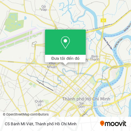 Bản đồ CS Bánh Mì Việt