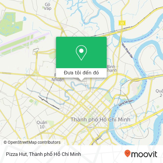 Bản đồ Pizza Hut, 250 ĐƯỜNG Phan Xích Long Quận Phú Nhuận, Thành Phố Hồ Chí Minh