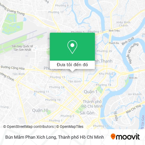 Bản đồ Bún Mắm Phan Xích Long