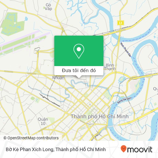 Bản đồ Bờ Kè Phan Xích Long, 200 ĐƯỜNG Phan Xích Long Quận Phú Nhuận, Thành Phố Hồ Chí Minh