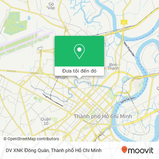 Bản đồ DV XNK Đông Quân, ĐƯỜNG Hoa Mai Quận Phú Nhuận, Thành Phố Hồ Chí Minh