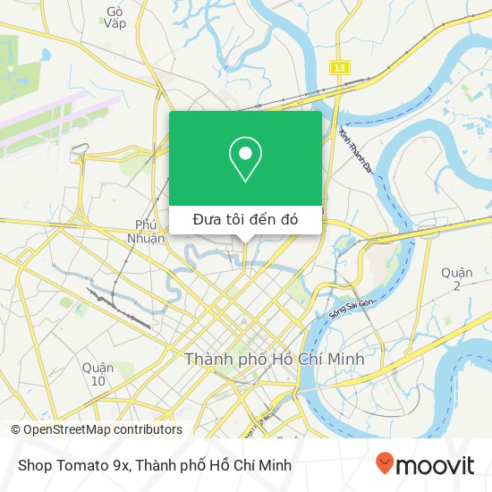 Bản đồ Shop Tomato 9x, ĐƯỜNG Đinh Tiên Hoàng Quận Bình Thạnh, Thành Phố Hồ Chí Minh