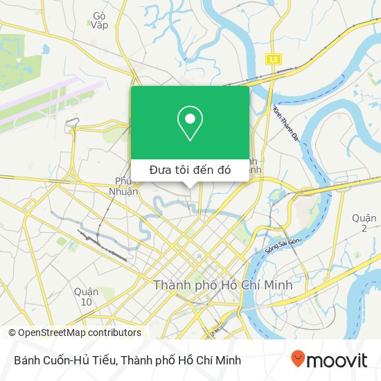 Bản đồ Bánh Cuốn-Hủ Tiếu, 111 ĐƯỜNG Vạn Kiếp Quận Bình Thạnh, Thành Phố Hồ Chí Minh