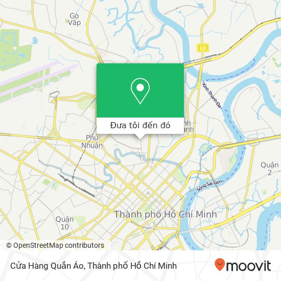 Bản đồ Cửa Hàng Quần Áo, 120 ĐƯỜNG Vạn Kiếp Quận Bình Thạnh, Thành Phố Hồ Chí Minh