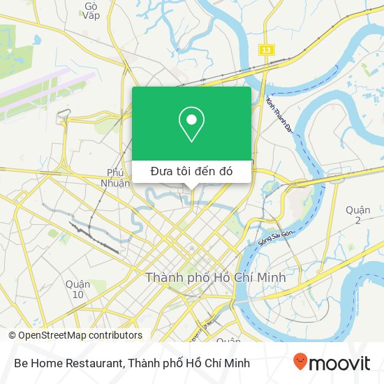 Bản đồ Be Home Restaurant, HẺM 87 Đinh Tiên Hoàng Quận Bình Thạnh, Thành Phố Hồ Chí Minh