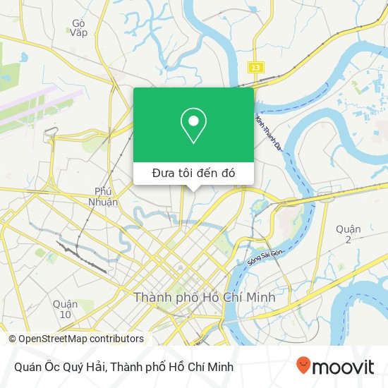 Bản đồ Quán Ốc Quý Hải, 325 ĐƯỜNG Bùi Hữu Nghĩa Quận Bình Thạnh, Thành Phố Hồ Chí Minh