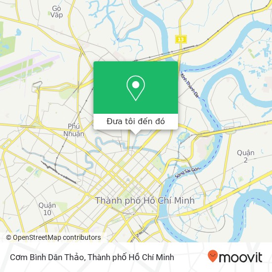 Bản đồ Cơm Bình Dân Thảo, 227 ĐƯỜNG Bùi Hữu Nghĩa Quận Bình Thạnh, Thành Phố Hồ Chí Minh