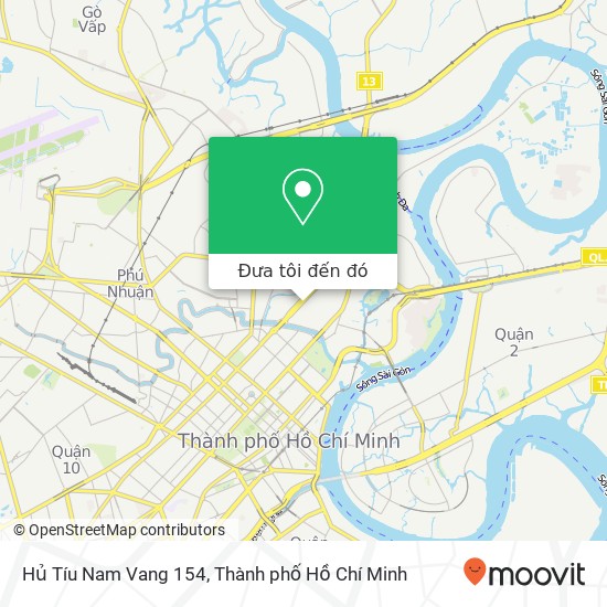 Bản đồ Hủ Tíu Nam Vang 154, 154 ĐƯỜNG Điện Biên Phủ Quận Bình Thạnh, Thành Phố Hồ Chí Minh