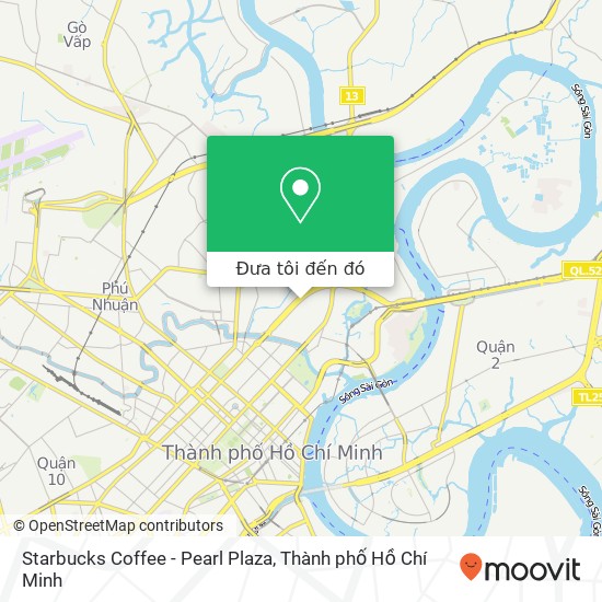Bản đồ Starbucks Coffee - Pearl Plaza, ĐƯỜNG Điện Biên Phủ Quận Bình Thạnh, Thành Phố Hồ Chí Minh