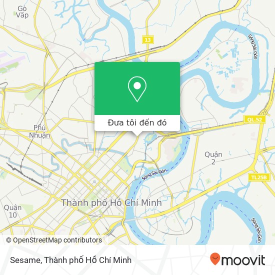 Bản đồ Sesame, ĐƯỜNG Xô Viết Nghệ Tĩnh Quận Bình Thạnh, Thành Phố Hồ Chí Minh