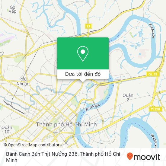 Bản đồ Bánh Canh Bún Thịt Nướng 236, 228 ĐƯỜNG Xô Viết Nghệ Tĩnh Quận Bình Thạnh, Thành Phố Hồ Chí Minh
