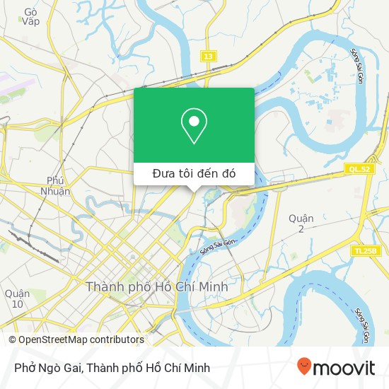 Bản đồ Phở Ngò Gai, 180 ĐƯỜNG Xô Viết Nghệ Tĩnh Quận Bình Thạnh, Thành Phố Hồ Chí Minh