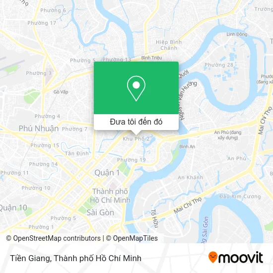 Bản đồ Tiền Giang