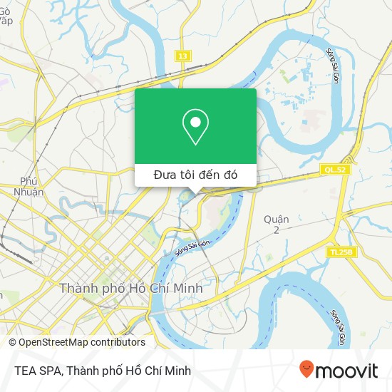 Bản đồ TEA SPA, HẺM 602 Điện Biên Phủ Quận Bình Thạnh, Thành Phố Hồ Chí Minh