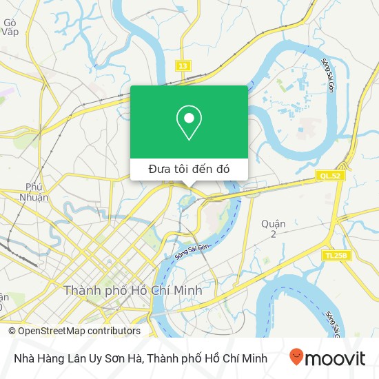 Bản đồ Nhà Hàng Lân Uy Sơn Hà, Quận Bình Thạnh, Thành Phố Hồ Chí Minh