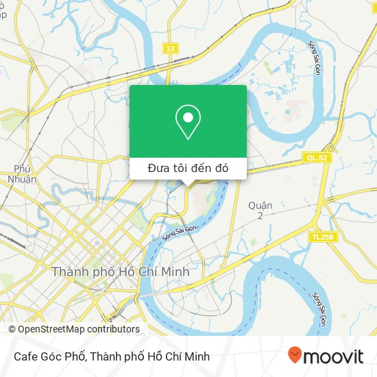 Bản đồ Cafe Góc Phố, ĐƯỜNG Nguyễn Hữu Cảnh Quận Bình Thạnh, Thành Phố Hồ Chí Minh