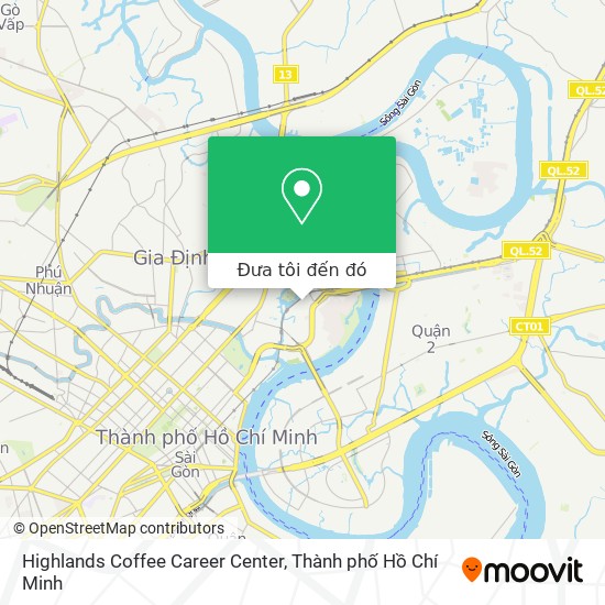 Bản đồ Highlands Coffee Career Center