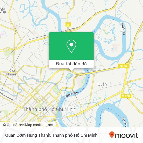 Bản đồ Quán Cơm Hùng Thanh, ĐƯỜNG Điện Biên Phủ Quận Bình Thạnh, Thành Phố Hồ Chí Minh