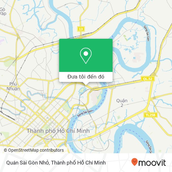 Bản đồ Quán Sài Gòn Nhỏ, ĐƯỜNG Điện Biên Phủ Quận Bình Thạnh, Thành Phố Hồ Chí Minh