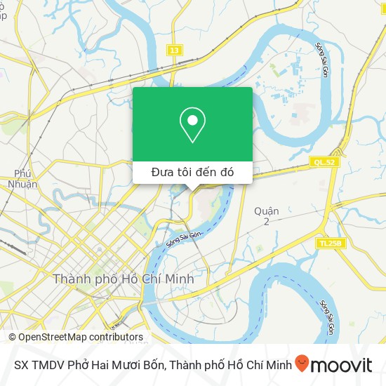 Bản đồ SX TMDV Phở Hai Mươi Bốn, HẺM 135 Nguyễn Hữu Cảnh Quận Bình Thạnh, Thành Phố Hồ Chí Minh