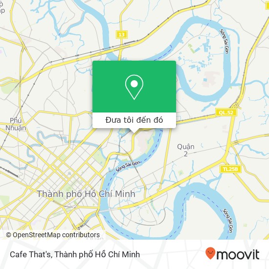 Bản đồ Cafe That's, ĐƯỜNG Nguyễn Hữu Cảnh Quận Bình Thạnh, Thành Phố Hồ Chí Minh