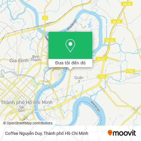 Bản đồ Coffee Nguyễn Duy