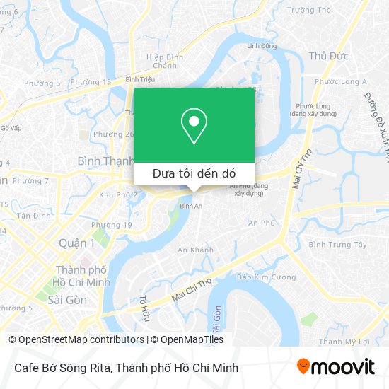 Bản đồ Cafe Bờ Sông Rita