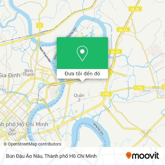 Bản đồ Bún Đậu Áo Nâu