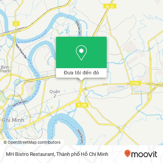 Bản đồ MH Bistro Restaurant, ĐƯỜNG Mai Chí Thọ Quận 2, Thành Phố Hồ Chí Minh