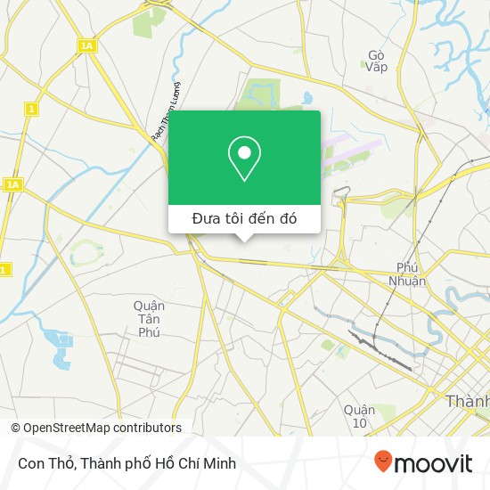 Bản đồ Con Thỏ, ĐƯỜNG Cù Chính Lan Quận Tân Bình, Thành Phố Hồ Chí Minh