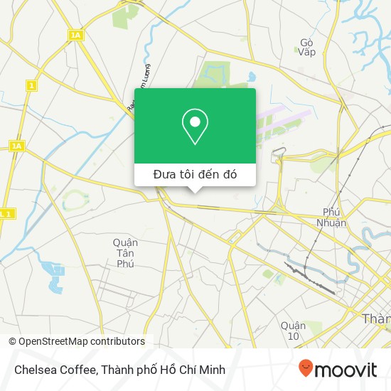 Bản đồ Chelsea Coffee, 65 ĐƯỜNG Trần Văn Dư Quận Tân Bình, Thành Phố Hồ Chí Minh