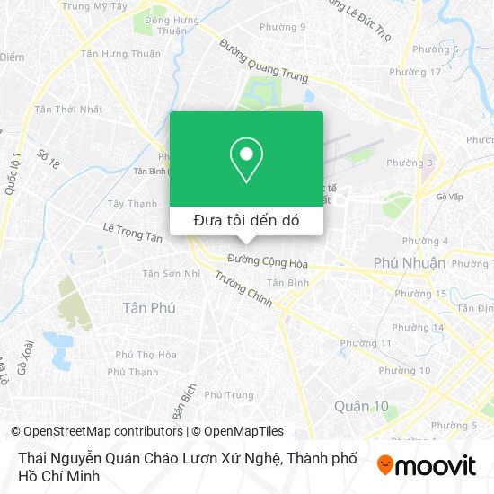Bản đồ Thái Nguyễn Quán Cháo Lươn Xứ Nghệ