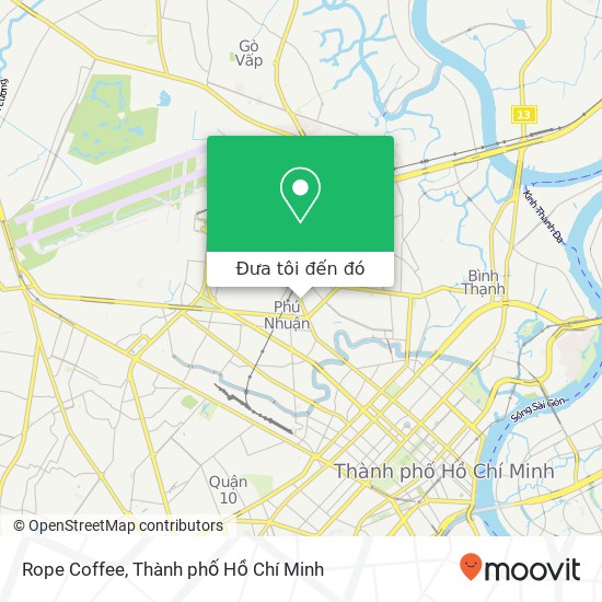 Bản đồ Rope Coffee, ĐƯỜNG Nguyễn Kiệm Quận Phú Nhuận, Thành Phố Hồ Chí Minh