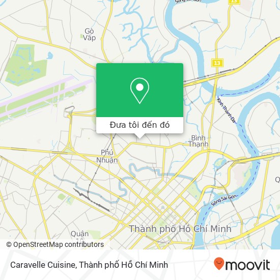 Bản đồ Caravelle Cuisine, 19 ĐƯỜNG Lam Sơn Quận Phú Nhuận, Thành Phố Hồ Chí Minh