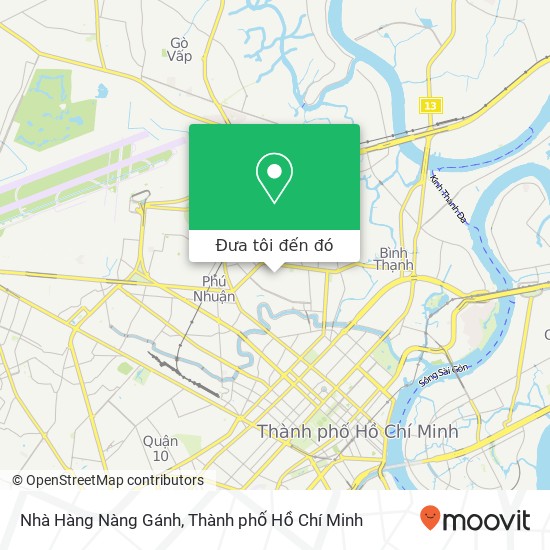 Bản đồ Nhà Hàng Nàng Gánh, ĐƯỜNG Phan Tây Hồ Quận Phú Nhuận, Thành Phố Hồ Chí Minh