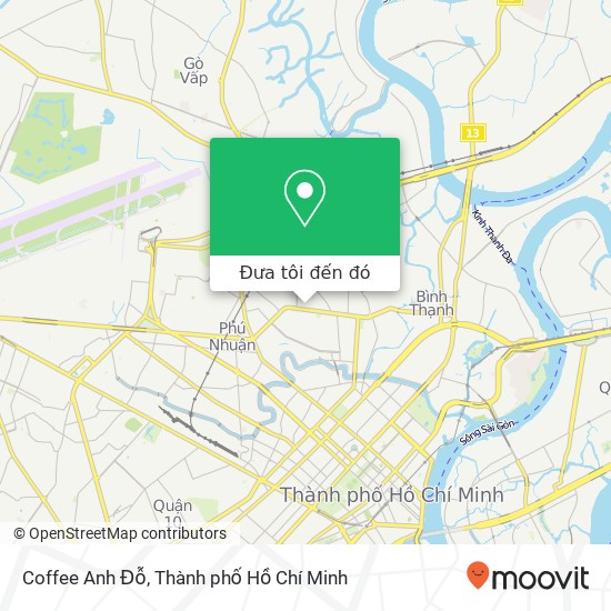 Bản đồ Coffee Anh Đỗ, HẺM 14 Lam Sơn Quận Bình Thạnh, Thành Phố Hồ Chí Minh