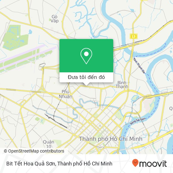 Bản đồ Bít Tết Hoa Quả Sơn, ĐƯỜNG Phan Đăng Lưu Quận Bình Thạnh, Thành Phố Hồ Chí Minh