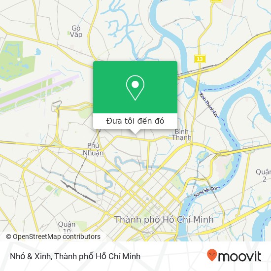 Bản đồ Nhỏ & Xinh, 5 ĐƯỜNG Hoàng Hoa Thám Quận Bình Thạnh, Thành Phố Hồ Chí Minh