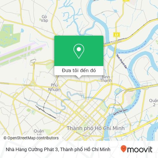 Bản đồ Nhà Hàng Cường Phát 3, ĐƯỜNG Hoàng Hoa Thám Quận Bình Thạnh, Thành Phố Hồ Chí Minh