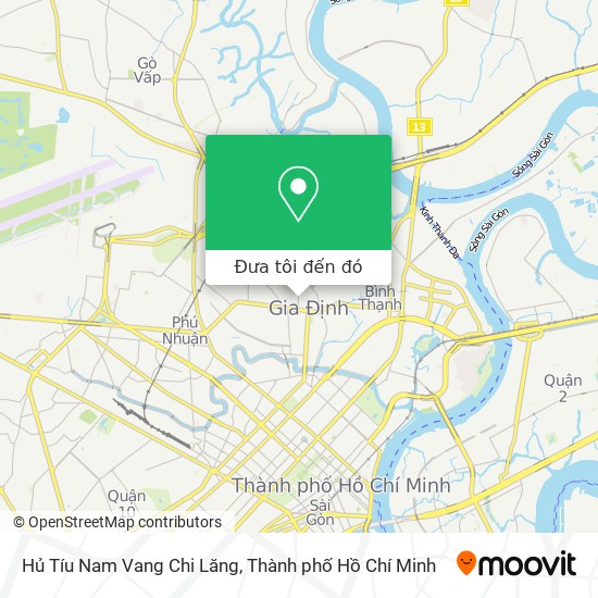 Bản đồ Hủ Tíu Nam Vang Chi Lăng